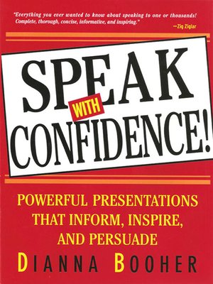 cover image of Speak with Confidence!